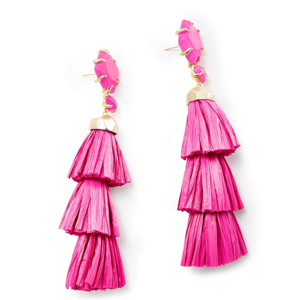 Kendra Scott raffia Denise earrings